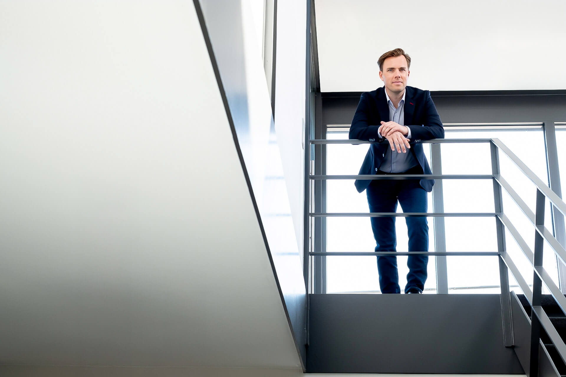 Businessfotografie Portrait von einem Geschäftsführer